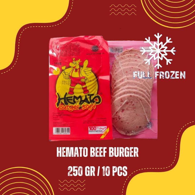 

Beef Burger Hemato 250 gr