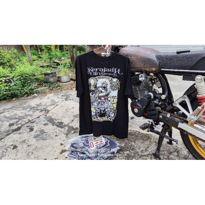 kaos acara cb nganjuk bersatu original march kerajaan cb nganjuk