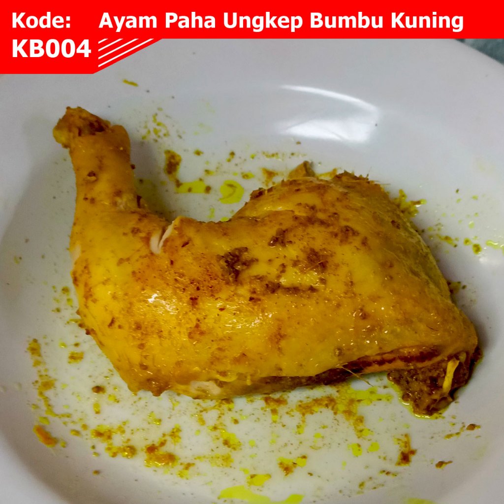 

Ayam Paha Ungkep Bumbu Kuning KB004 | Paha Ayam Siap Goreng | Paha Ayam Kedai Berkah