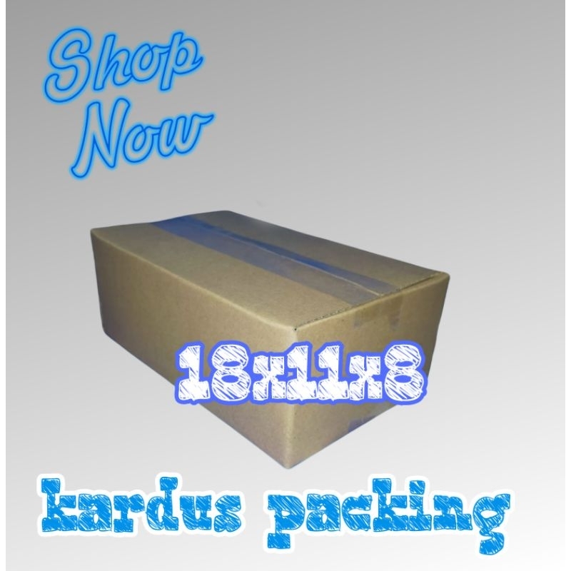 

kardus packing UK 18x11x8 kardus polos kardus besar