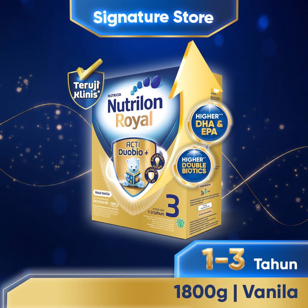 

Nutrilon Royal 3 Vanila Susu Pertumbuhan Bubuk 1800 gr (PROMO TAHUN BARU)