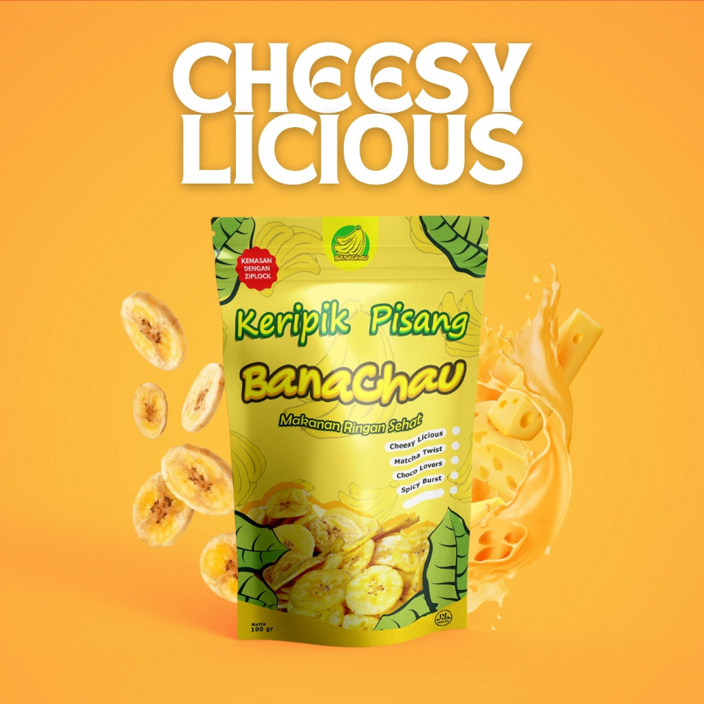

Keripik Pisang BanaChau Cheesy Licious