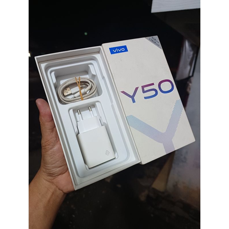 vivo y50 ram 8/128 second fulset garansi resmi