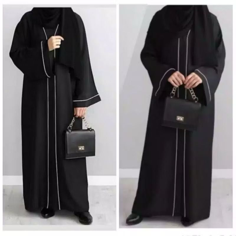 Abaya Hitam Gamis Syar'i Gamis Abaya Kekinian Abaya Jumbo