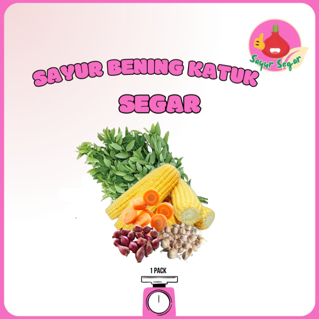 

Sayur Segar - Paket Komplit Sayur Bening Katuk/Katuk Soup Packet 1 Pack