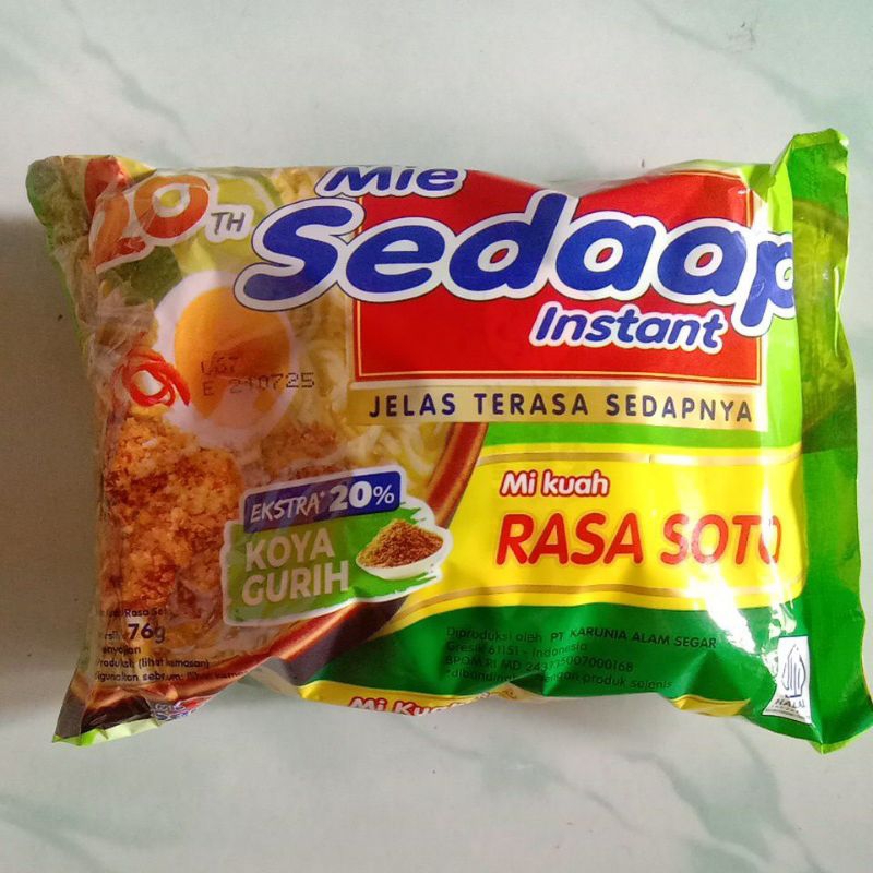 

mie sedaap kuah rasa soto