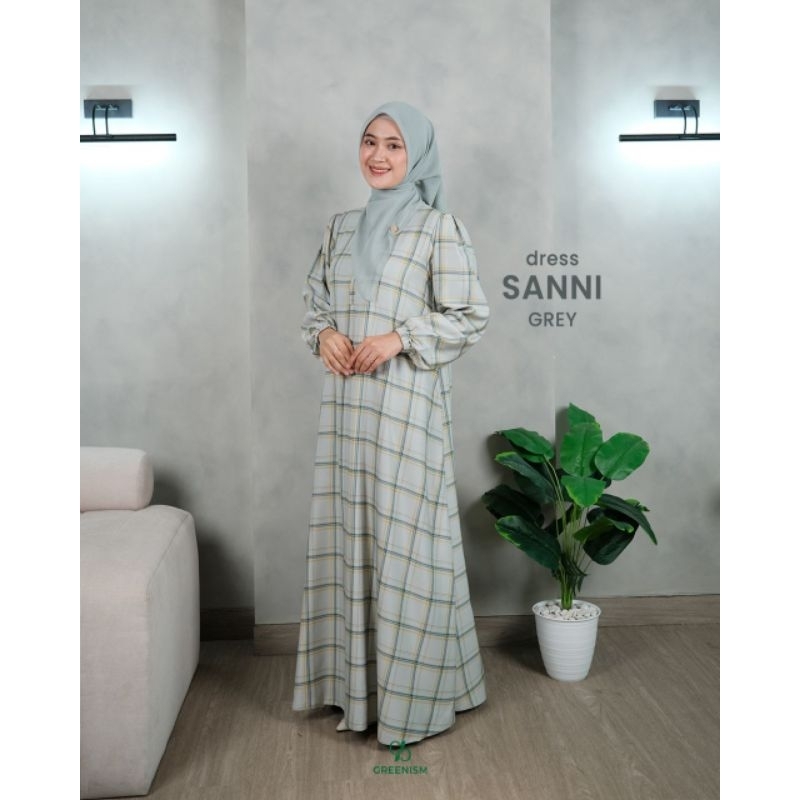 (READY CASHBACK) Promo Dress Sanni Dress Wanita by Greenism