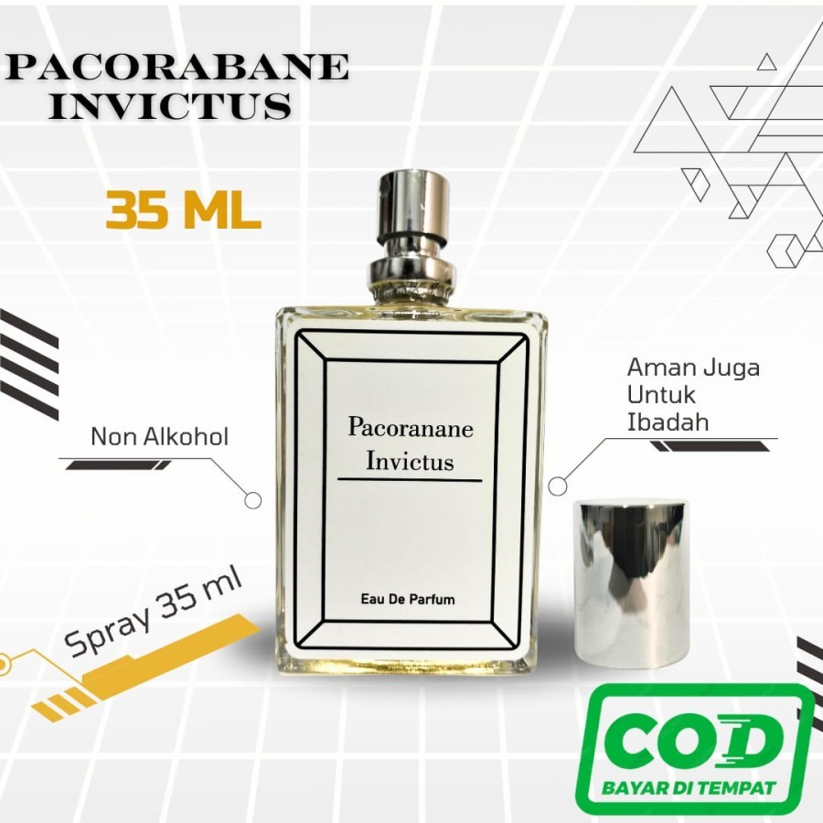 Parfum Inspired Paco Invictus Parfum Pria Tahan Lama Minyak Wangi Non Alkohol 35 ML Parfum Ibadah Sh