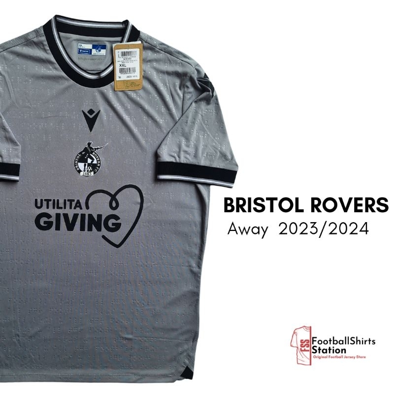 Jersey Bristol Rovers Away 2023/2024 Size XXL Original Macron