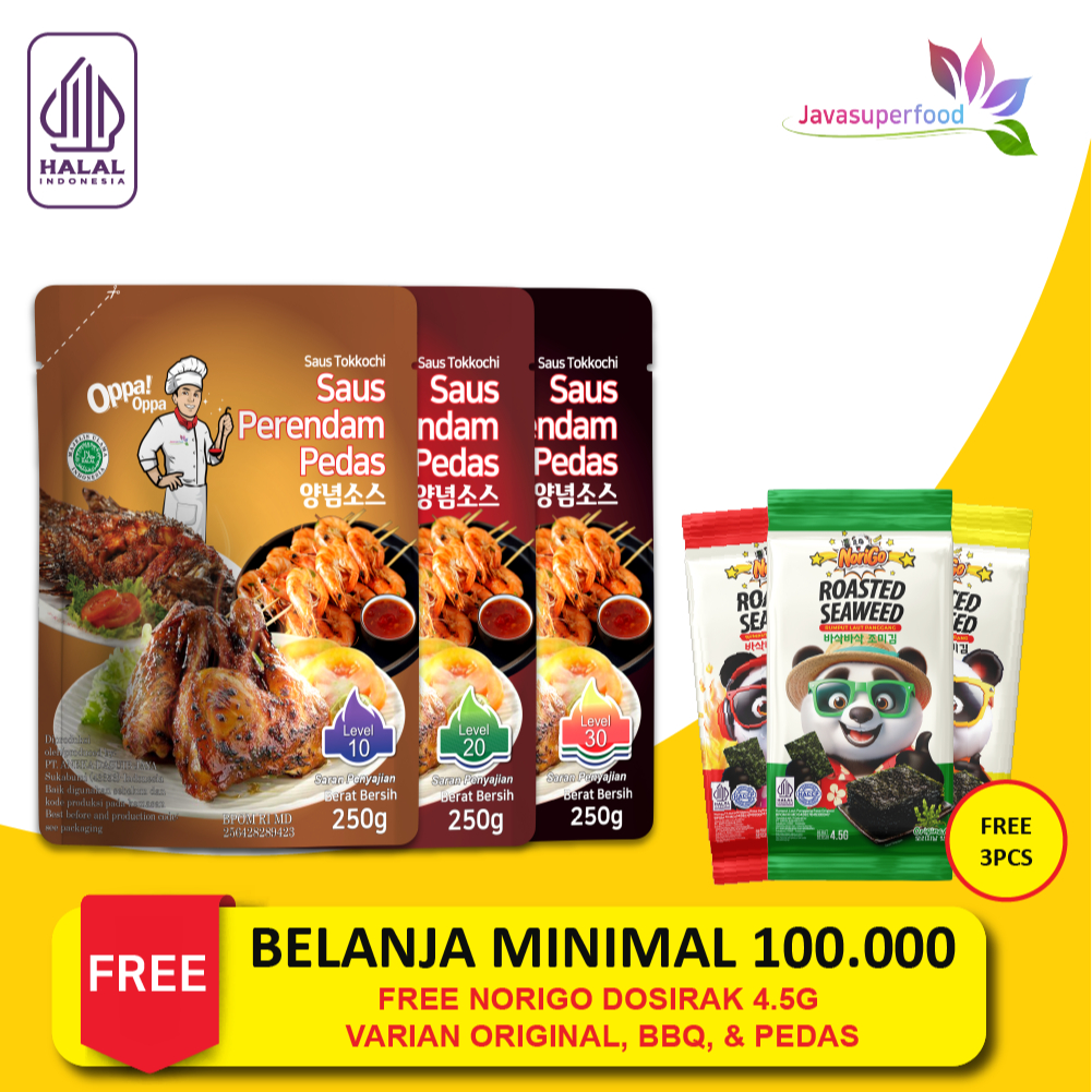 

Saus Perendam Pedas Tokkochi Saus Buldak Pedas 500g Oppa-Oppa