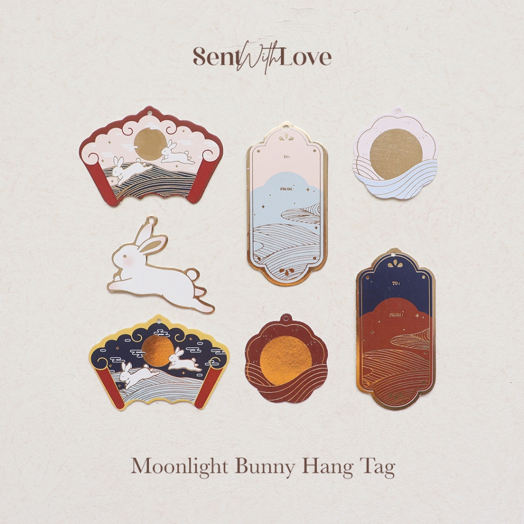 

Moonlight Bunny Hang Tag / Tag Kado / Tag Hadiah Natal