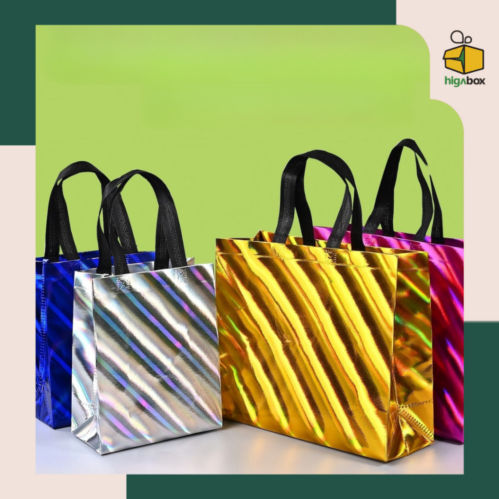 Tas Spunbond / Goodie Bag Spunbond / Tas Belanja Tahan Air Pegangan Spunbond / Tas Belanja Spunbond 