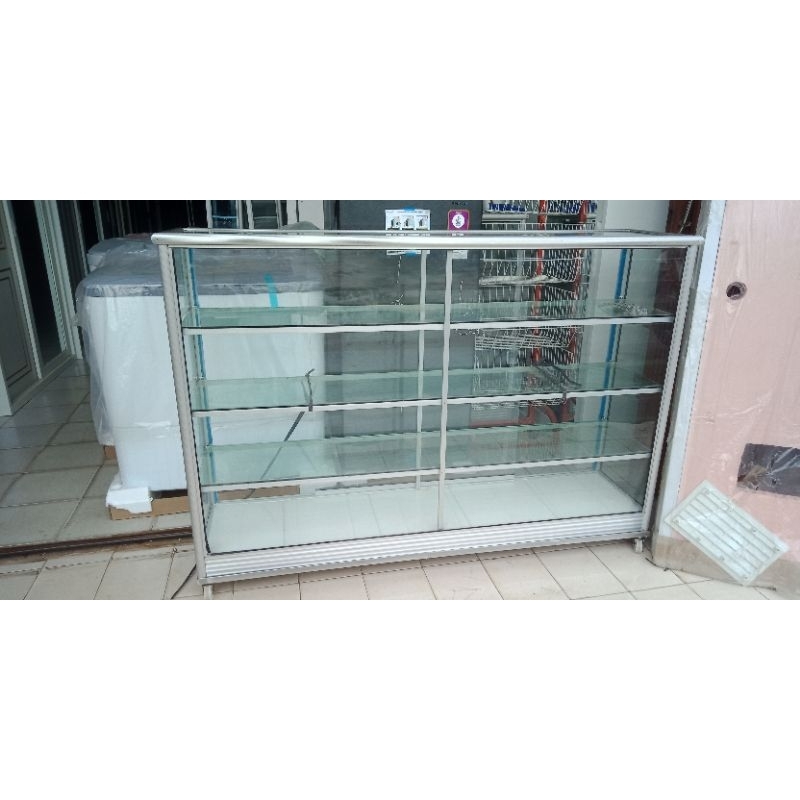 Rak Toko/Etalase dagang panjang 1,5m