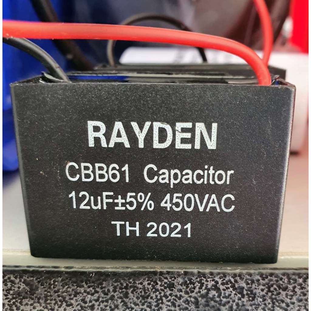 Spare Part - Mesin Mie - Capacitor Kotak CBB61 12 MF 450 VAC