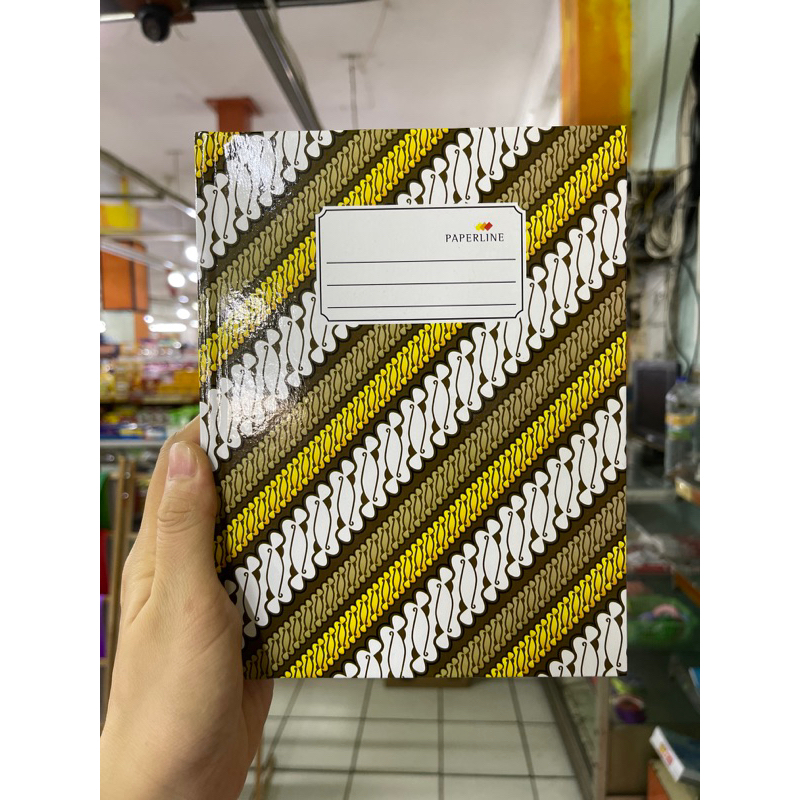 

paperline buku kwarto hard cover - paperline buku hard cover batik kwarto