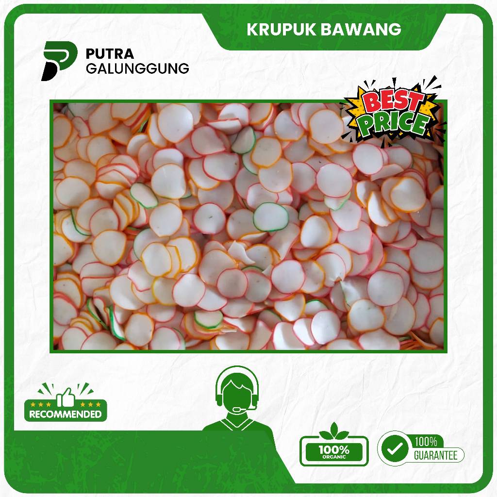 

Kerupuk Bawang Kancing 1kg Murah