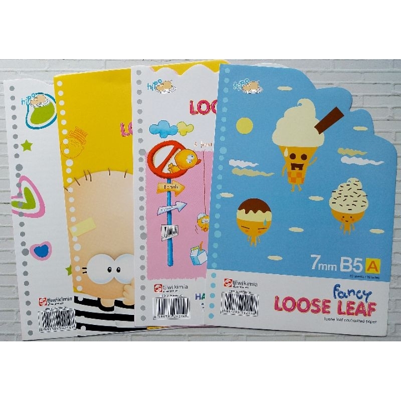 

LOOSE LEAF FANCY/ISI BINDER UKURAN B5 HIPO ISI 25LEMBAR/26 LUBANG