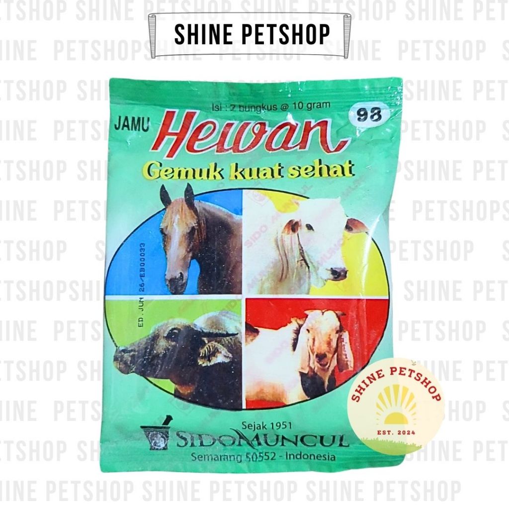 SIDOMUNCUL jamu hewan ternak sapi kambing kerbau kuda domba babi