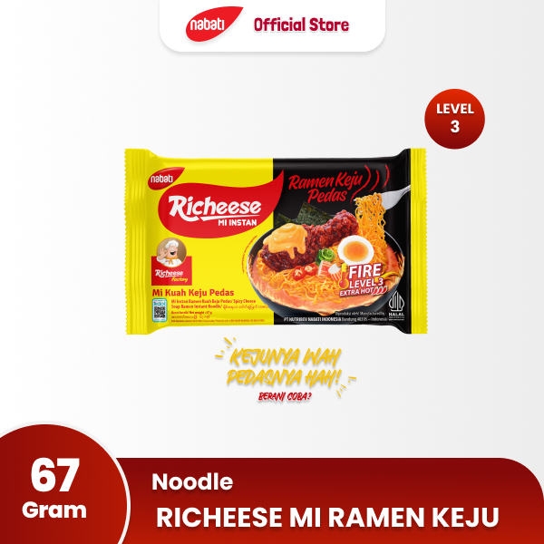 

Richeese Mie Ramen Keju 67gr Level 3
