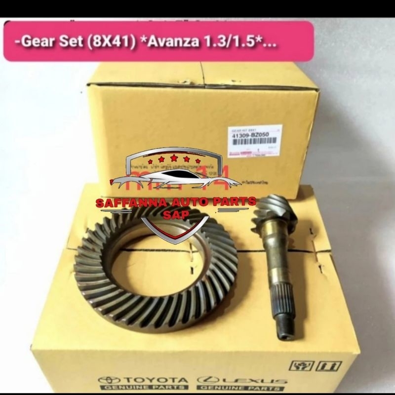 GEAR SET GIGI GARDAN TOYOTA AVANZA 1.3 1.5 8X41 ORI BEGARANSI