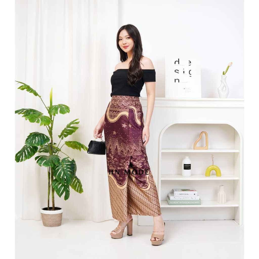 DYA369 Naily kebaya - Rok span batik belah tengah / rok kebaya / rok batik modis