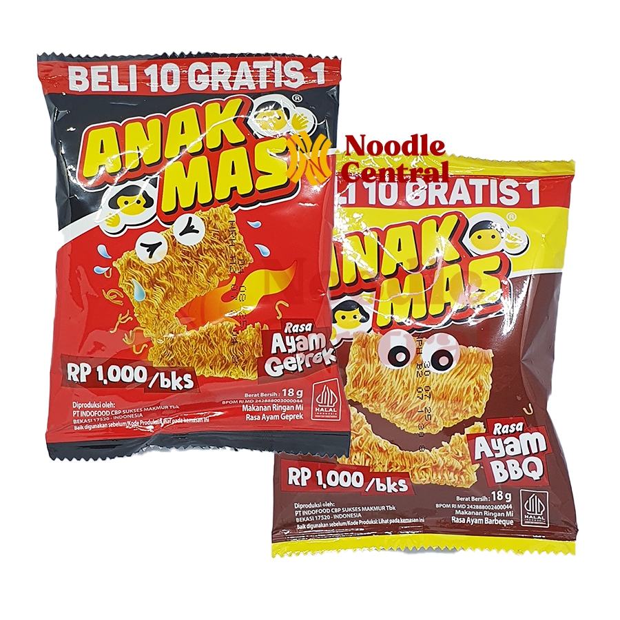 

Anak Mas - Mie kremes snack ringan