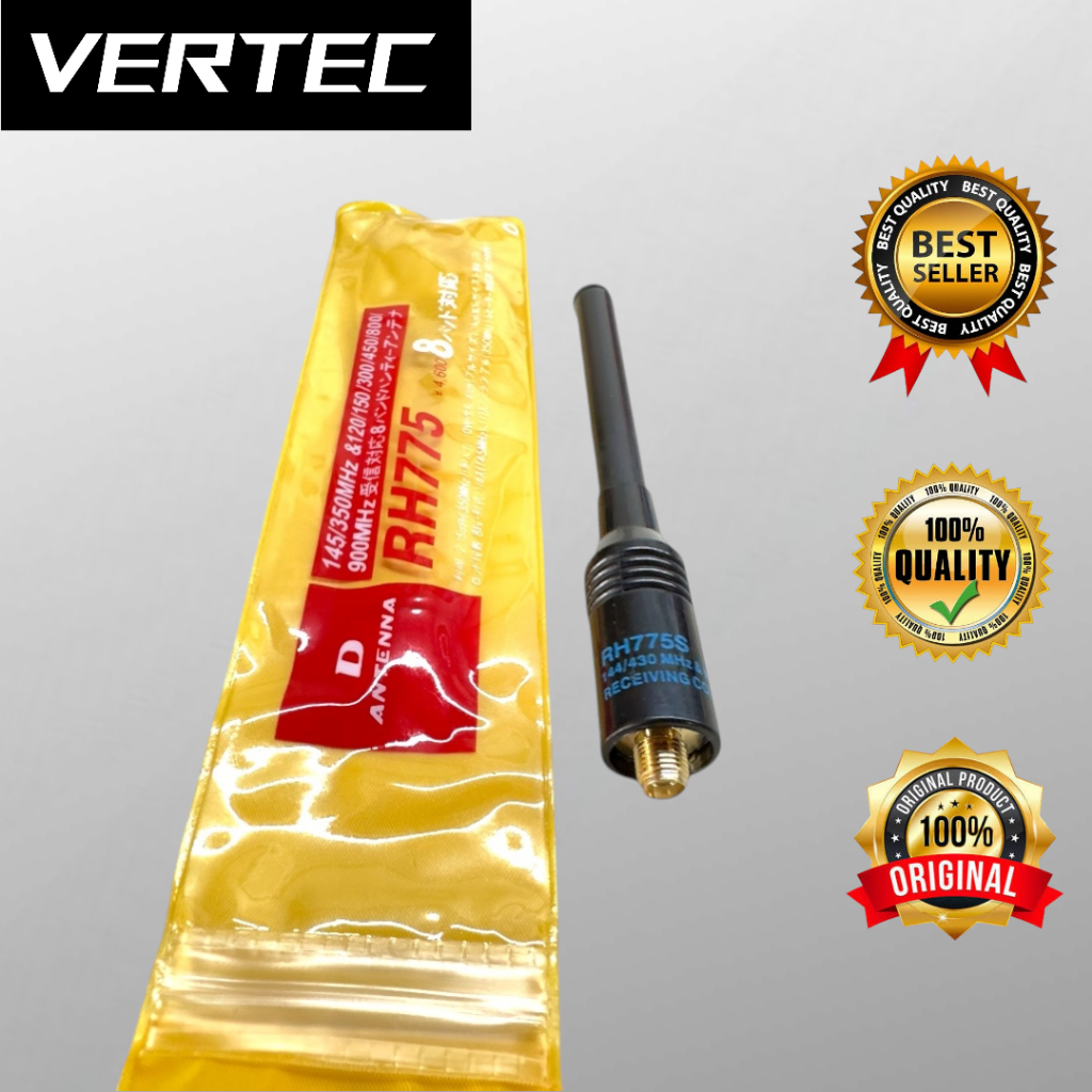 Antena RH775 Female dualband Compatible untuk HT Baofeng UV5R UV82 WEIERWEI VEV 3288 RH-775 BERLIN P