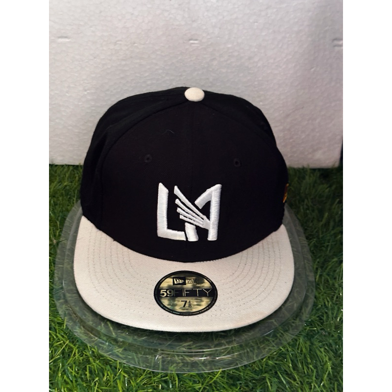 Topi New Era Snapback Mode Build Up Size 7 1/8 LA FC MLS Original