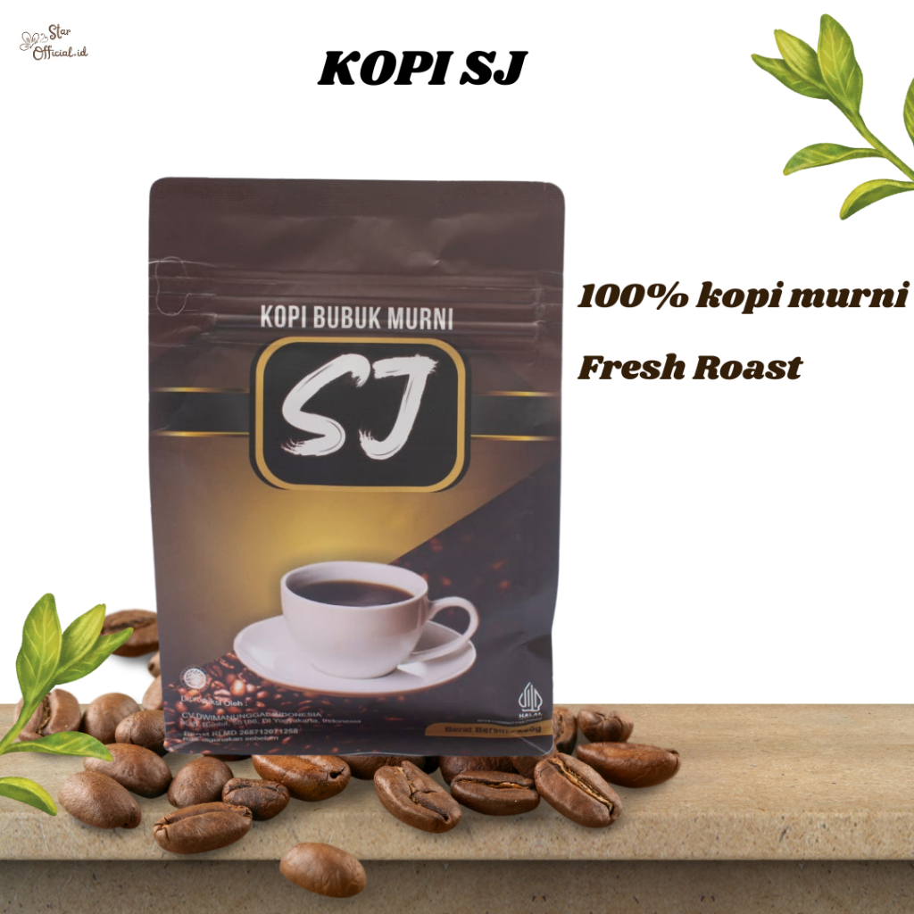 

KOPI MURNI SJ BPOM 100 % ASLI BUBUK ROBUSTA ISTIMEWA 250 Gram - Harga Terjangkau