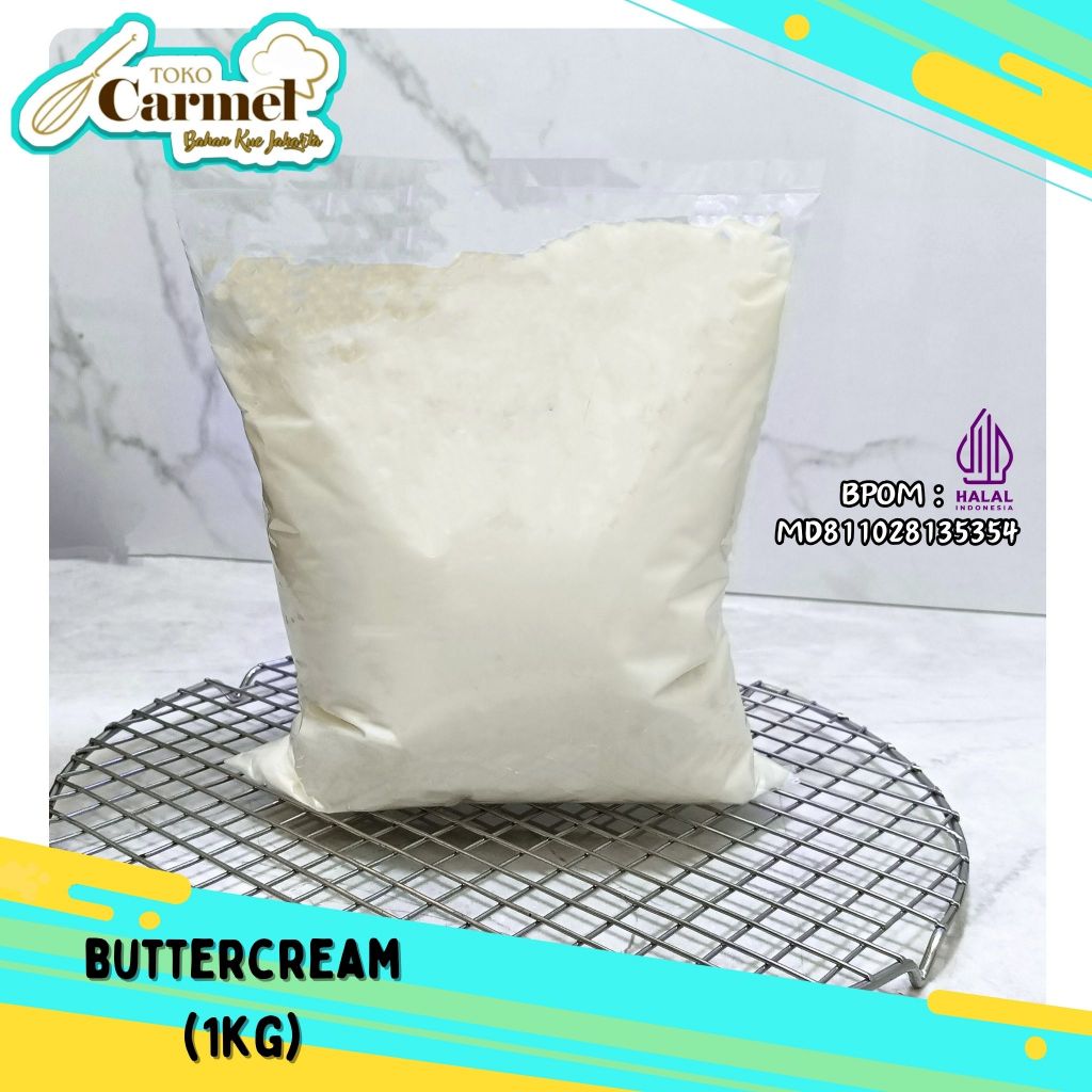 

Butter Cream 1kg Siap Pakai - HALAL (Tanpa Rum)