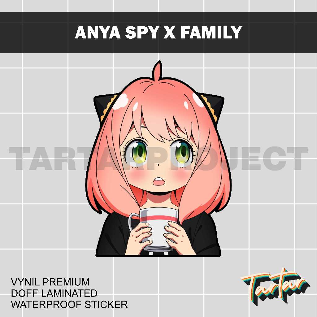 

Sticker Stiker Vinyl - Peeker Anya Spy X Family