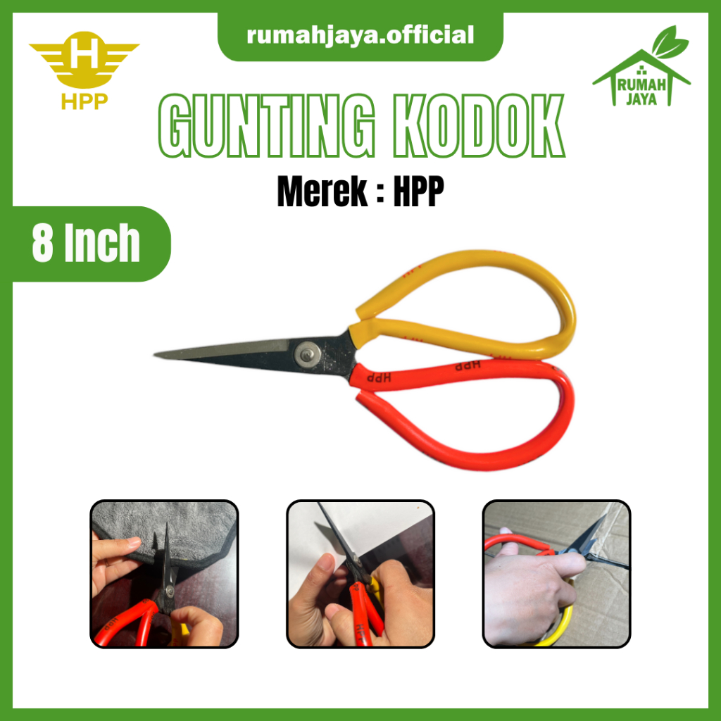 

RJO - Gunting Kodok / Gunting Kain / Tailor Scissors / Gunting Serbaguna Merek HPP