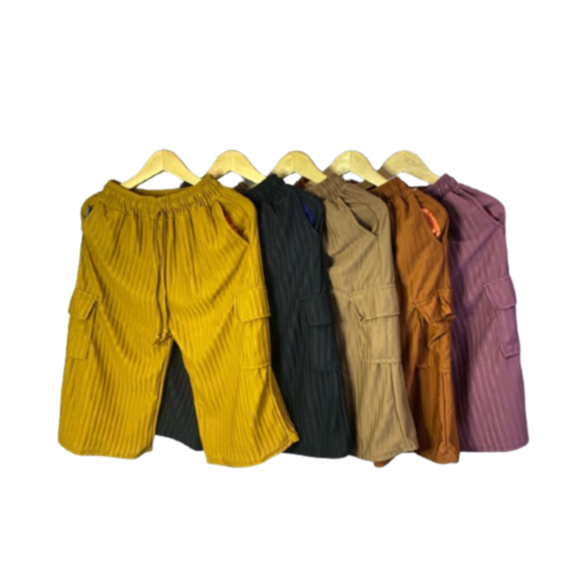 RB Kulot pendek wanita dewasa model cargo bahan knit hornet Celana pendek cargo dewasa