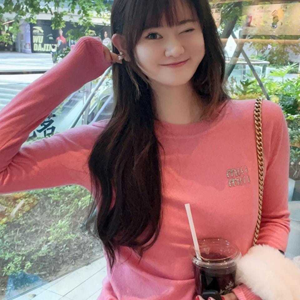 [LaVaylin] LV032 Top Atasan Oversize Sweater Wanita Korea Texture Premium Fashion Modern Terbaru