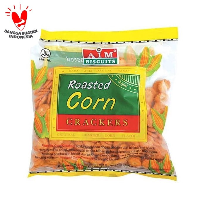 

Aim Biskuit Roasted Corn Crackers 80 g & 180 g