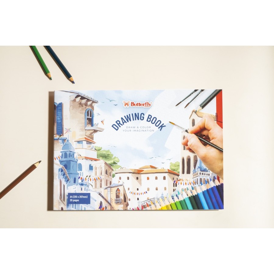 

Drawing Book / Buku Gambar A4 Butterfly 20 Lembar