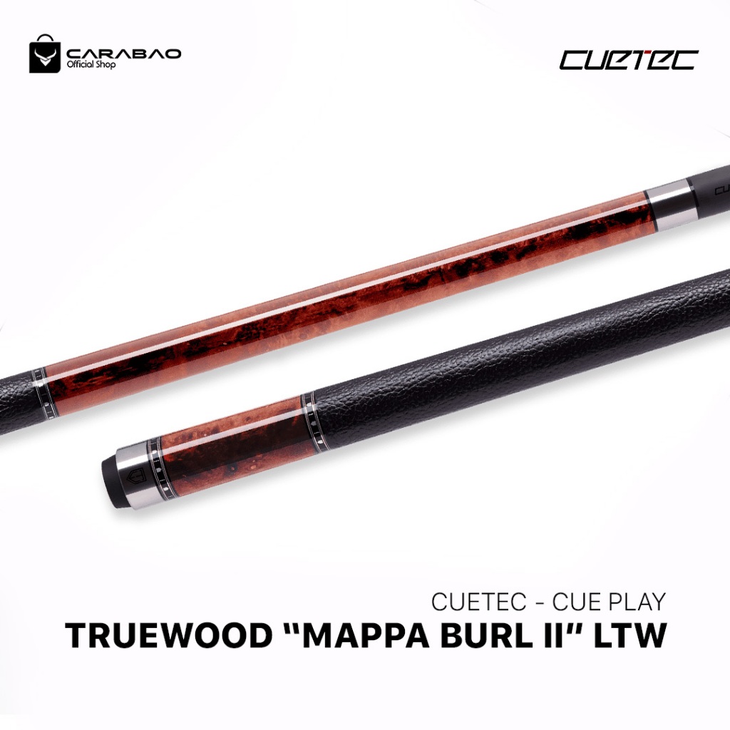 CUETEC TRUEWOOD MAPPA BURL 2 LEATHER - STICK PLAY BILLIARD