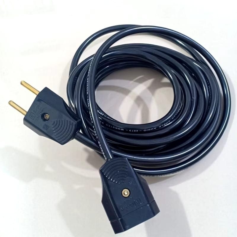 KABEL SAMBUNGAN SNI MEREK BROCO ORIGINAL  FULL KUNINGAN  KABEL HITAM SNI PANJANG 1/2/3/4/5/6/7/8 /9/