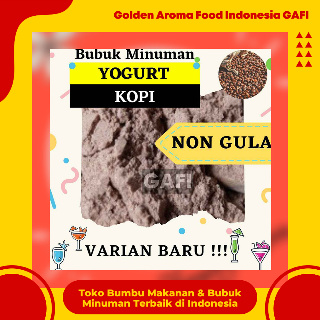 

Bubuk Yogurt Kopi NON GULA Premium 1 kg Supplier Bubuk Minuman Yogurt Instan Serbuk Es Yogurt Ekonomis Original Powder Drink kopi Ekonomis Terdekat Murah GAFI