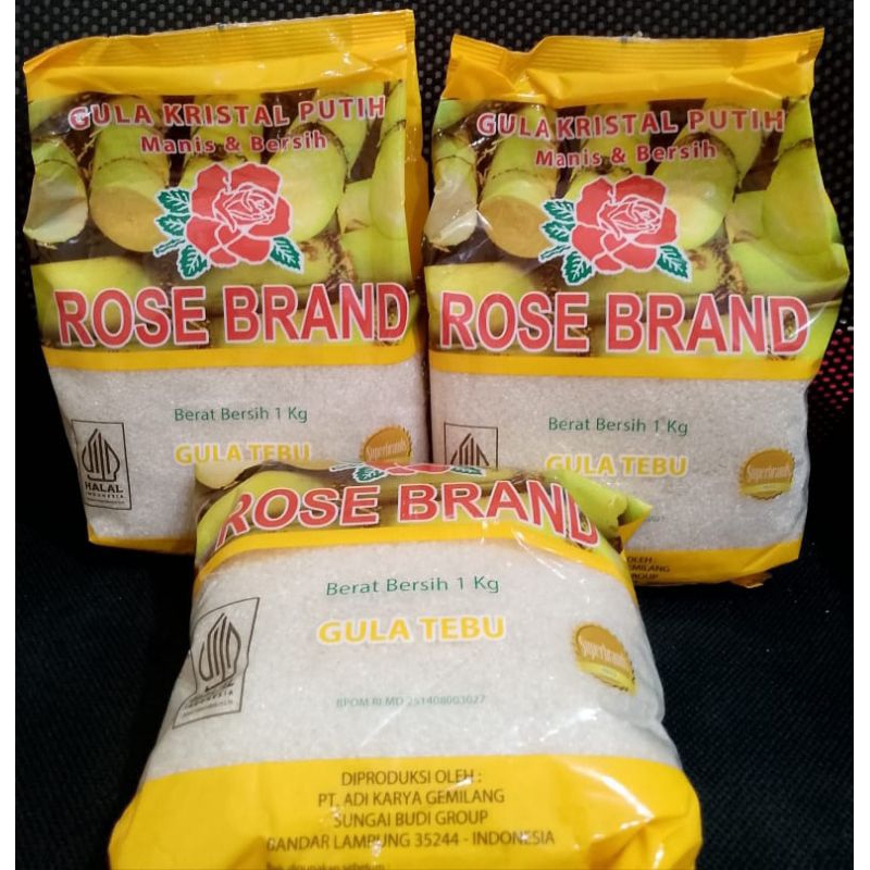 

Gula Tebu rose brand 1kg