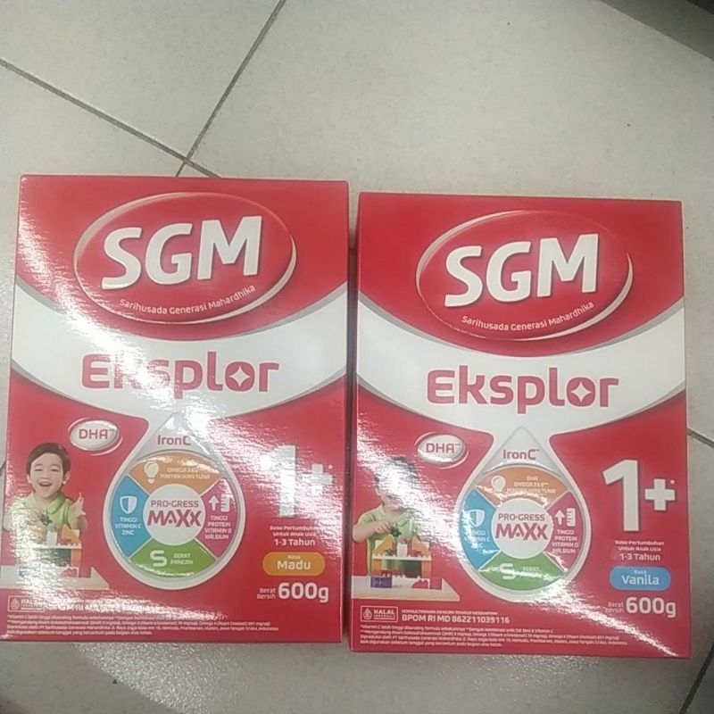 

sgm 1 plus madu/vanilla 600 g
