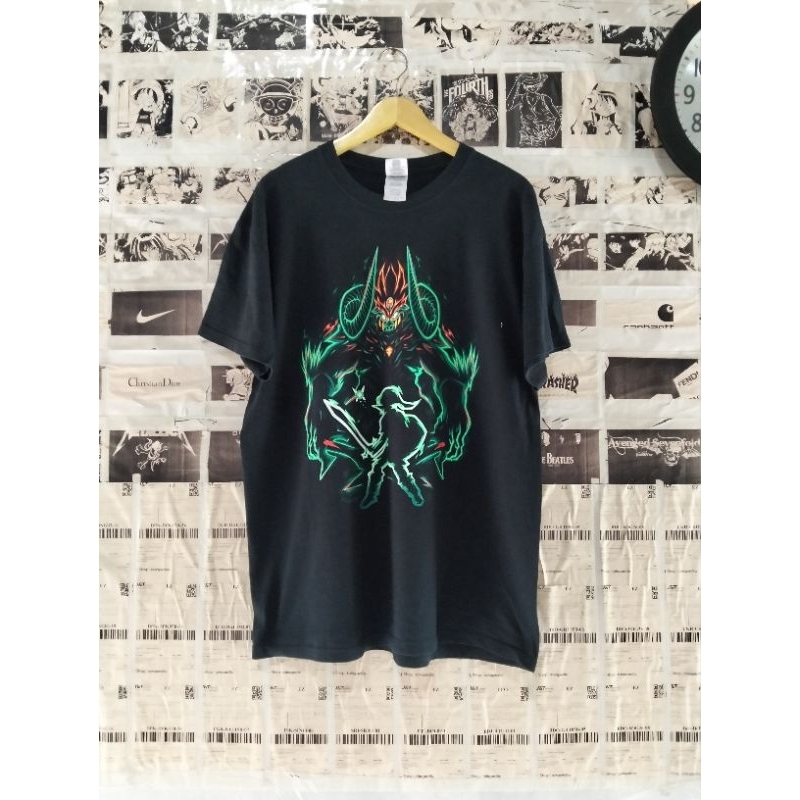 kaos Vintage The Legend Of Zelda T-Shirt Ganon Vs Link