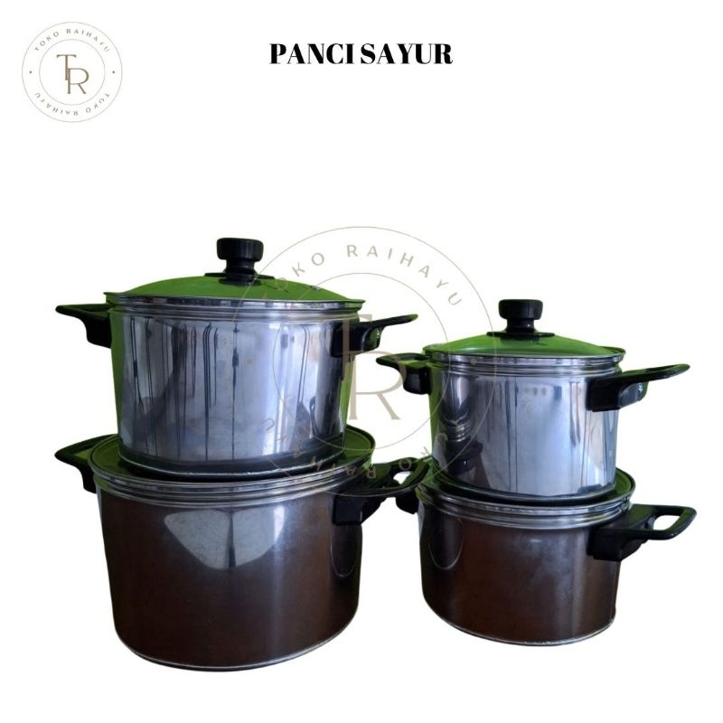 Panci sayur masak sayur stainless steel