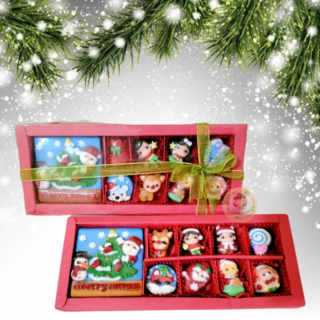 

S12B Chocolate Gift Cokelat Ucapan Natal Christmas Chocolate (SCP)