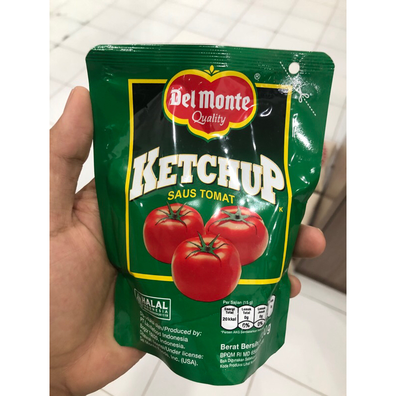 

Del monte ketchup saus tomat 200gr