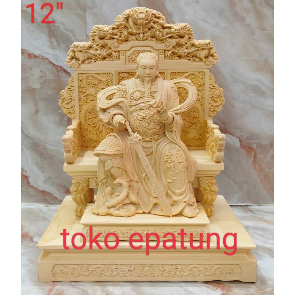 patung dewa hian tian shang ti / siong te kong / HIAN THIAN SIANG TEE / Xuan Tian Shang Di - 9 naga 