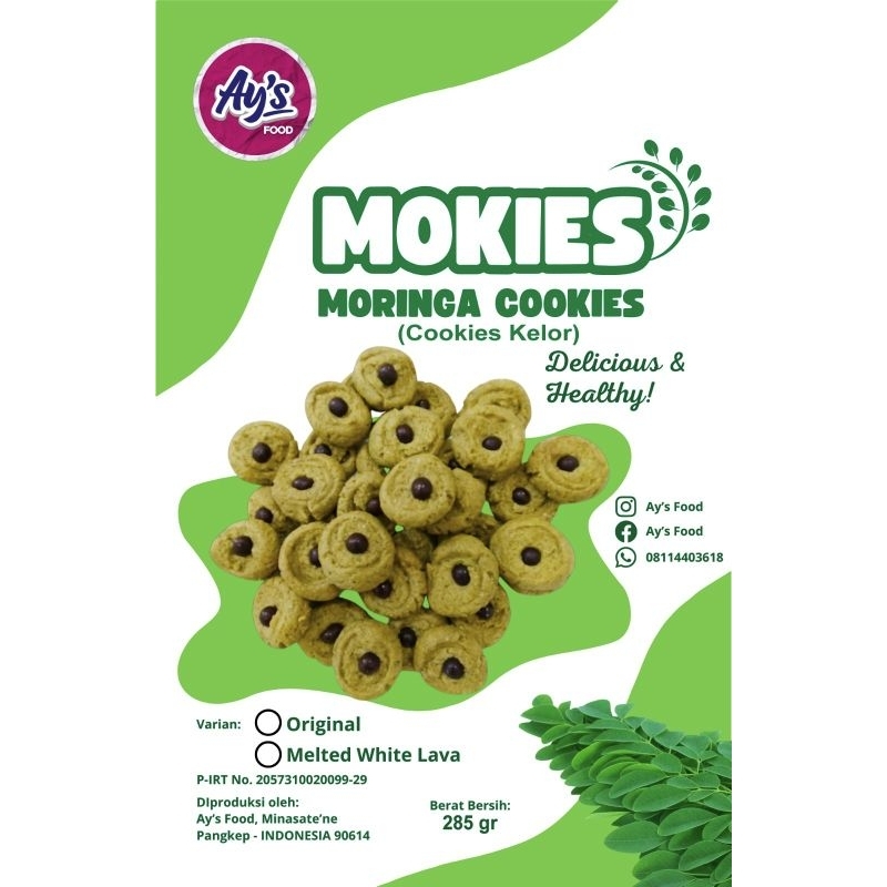 

Mokies (Moringa cookies/Cookies kelor)