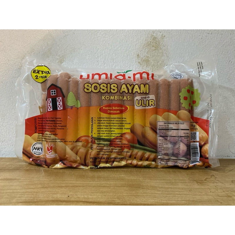 

Umiami Sosis Ulir Ayam 1kg