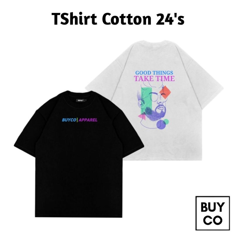 BUYCO Tshirt Distro Original Premium Kaos Polos Kaos Cowo Cewe Brand Lokal Streatwear Cotton Combed