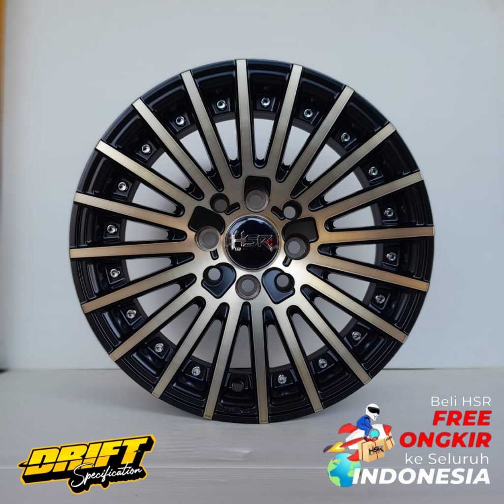 Velg Mobil HSR Tandam Ring 14 Baut 4 - Velg Agya Calya Sigra Calya